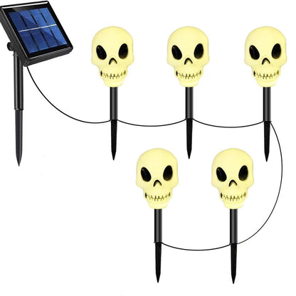 👻🎁6 lampek ogrodowych LED zasilanych energią słoneczną na Halloween