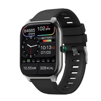 Smartwatch z monitorowaniem ciśnienia krwi i tlenu we krwi, funkcją połączeń Bluetooth, NFC i wieloma trybami sportowymi