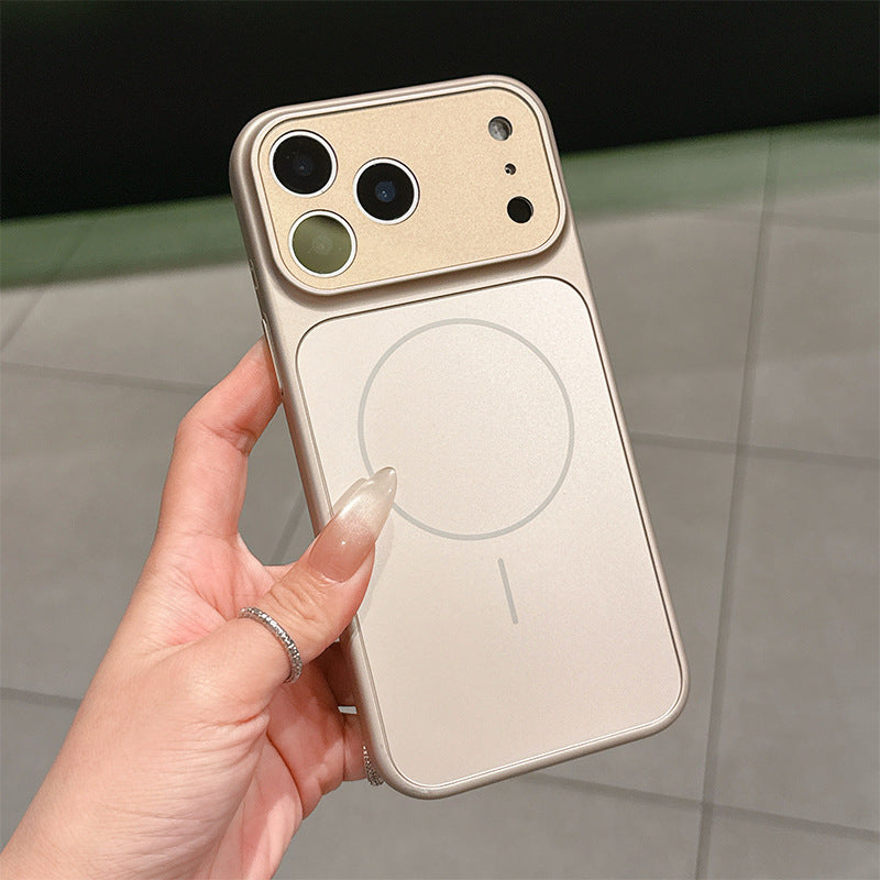 Nowe luksusowe, matowe, metaliczne etui ochronne MagSafe odporne na upadki do serii iPhone