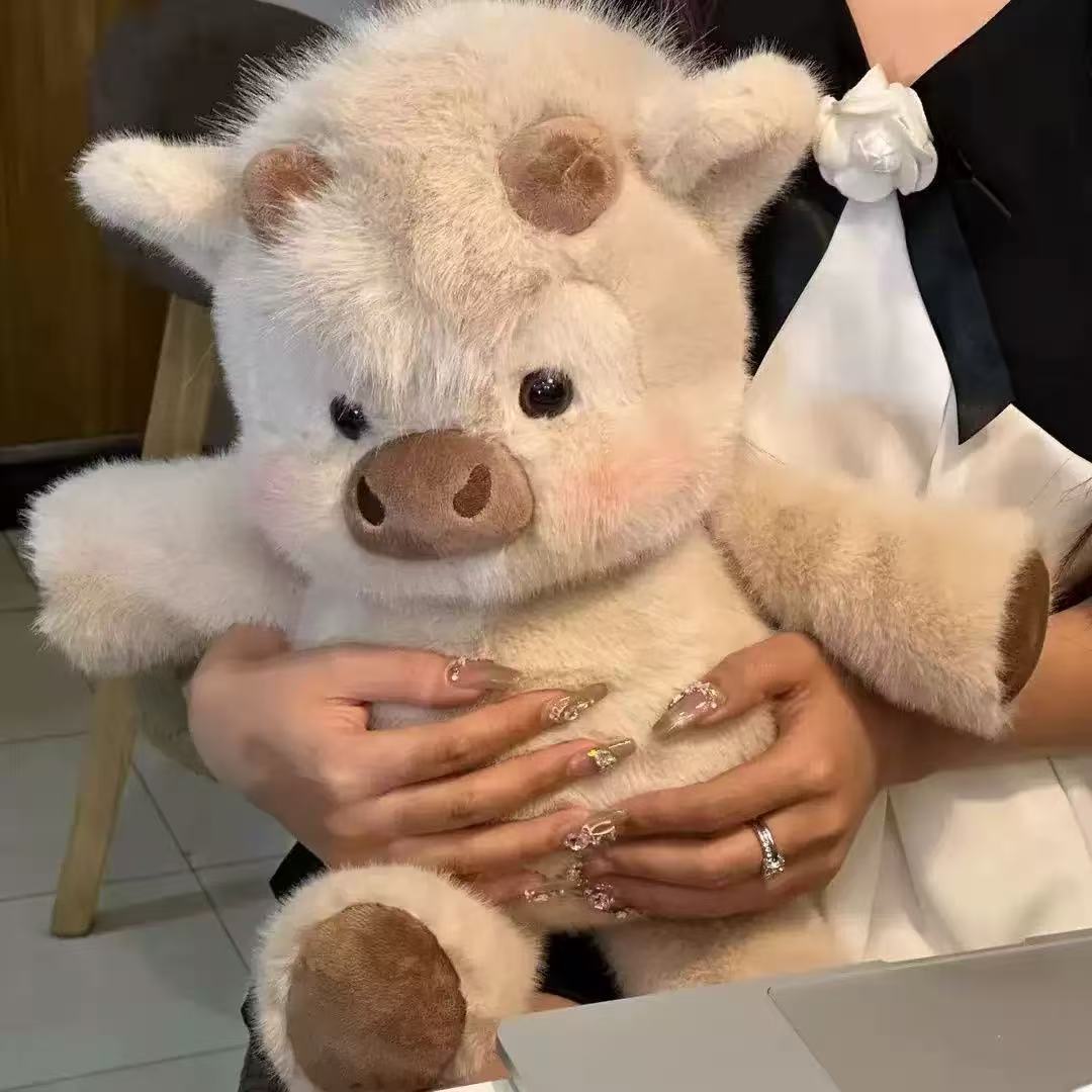 🔥Ostatni dzień zniżki 49%🎁Pluszowa krowa szkocka Chubby Highland Cow – 🎉Darmowa wysyłka