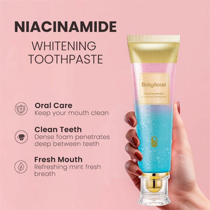 （🔥Kup 1, a 2 dostaniesz gratis🔥）Zestaw wybielającej pasty do zębów z niacynamidem