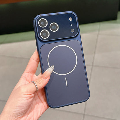 Nowe luksusowe, matowe, metaliczne etui ochronne MagSafe odporne na upadki do serii iPhone