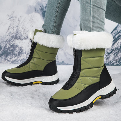 【EU36-42】❄️Zimowe damskie buty z PU z bawełnianą wyściółką i polarową podszewką