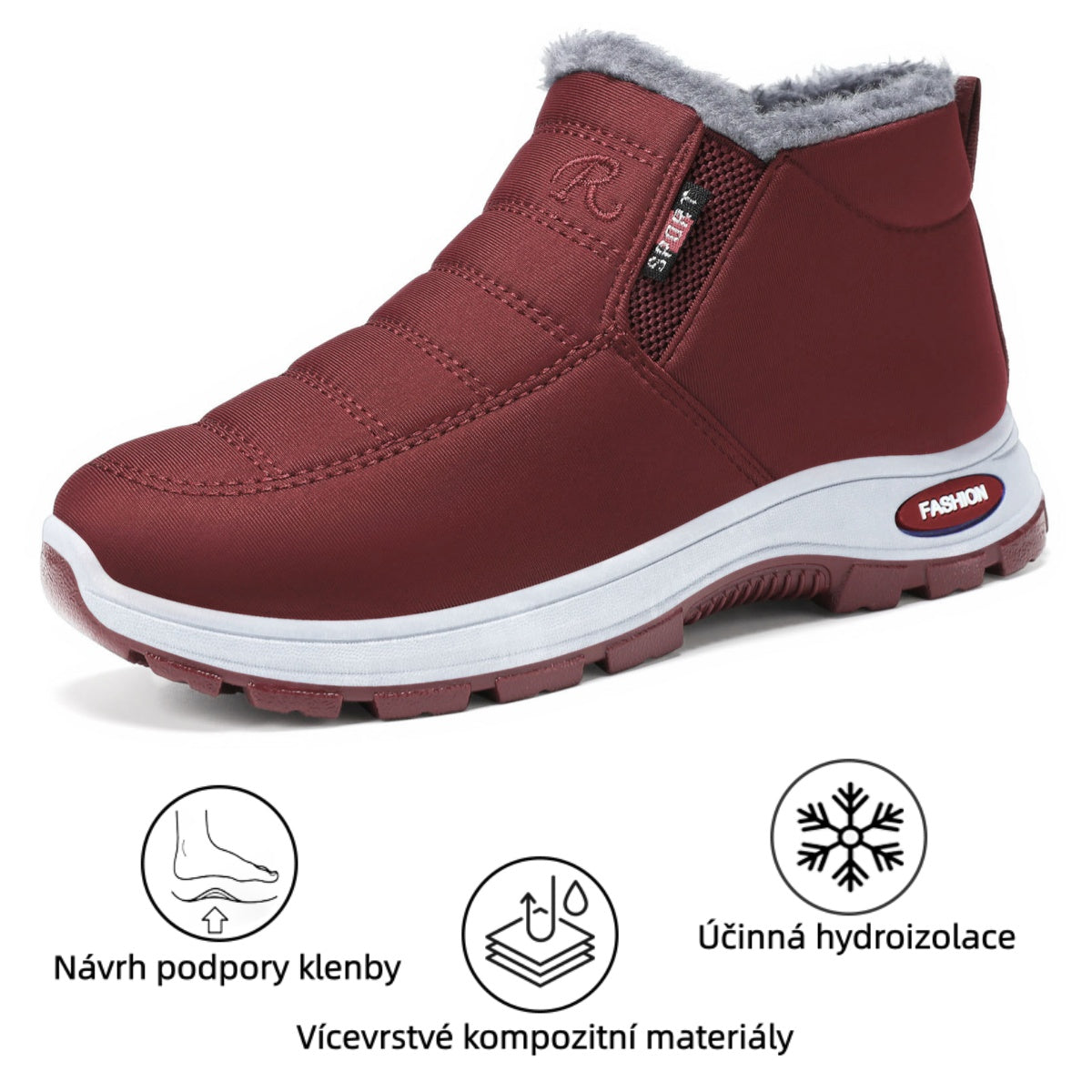 Ergonomiczne, zimowe buty ortopedyczne na ból stóp, kolan i pleców - Unisex