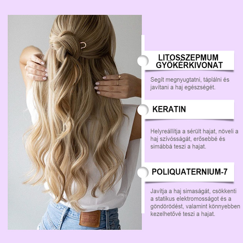 Fioletowa maska do włosów blond – usuwa żółte tony, przywraca połysk i chroni kolor