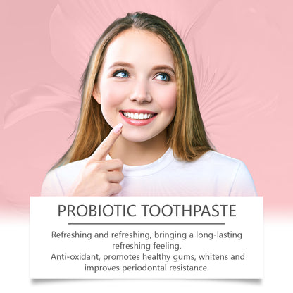 Pasta do zębów Oralhoe Probiotic Mint Sp8, świeży oddech, usuwa płytkę nazębną, rozjaśnia i redukuje żółte przebarwienia u palaczy