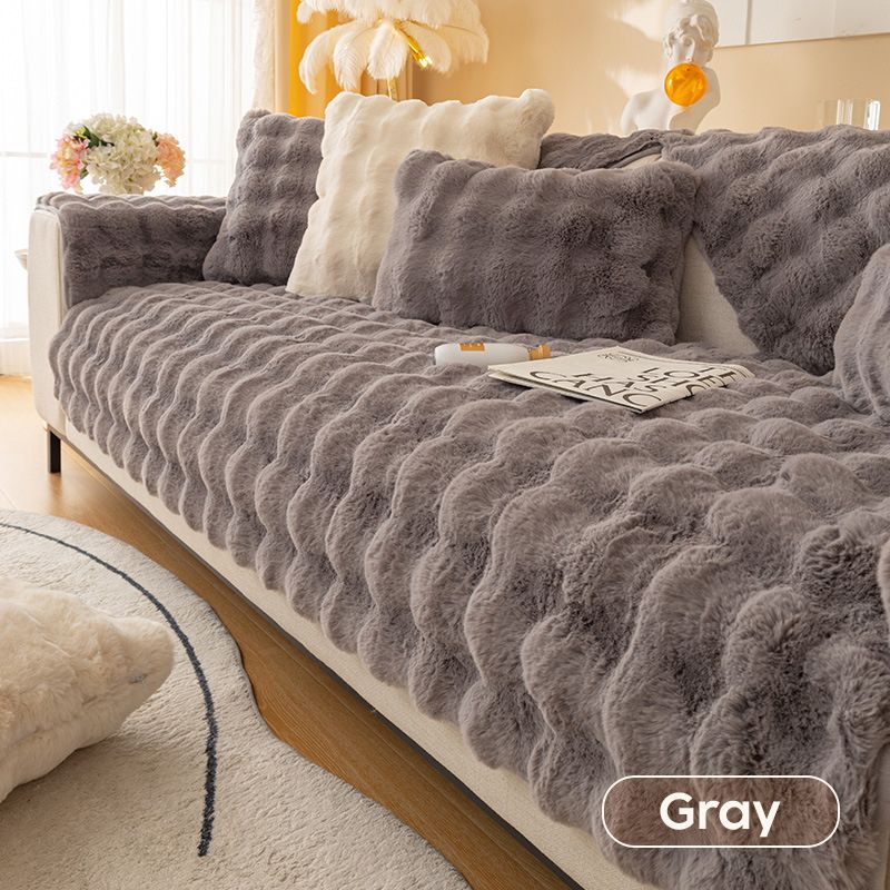 🛋️☁️ Pokrowiec na sofę z grubego pluszu króliczego❄️