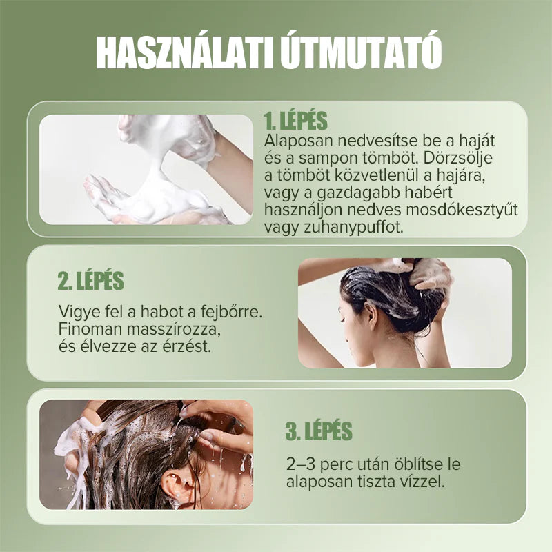 Naturalny szampon w kostce wzmacniający włosy