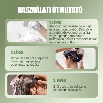 Naturalny szampon w kostce wzmacniający włosy
