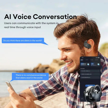 Słuchawki bezprzewodowe OWS Bluetooth 5.4 z tłumaczeniem AI (kompatybilne z systemami iOS i Android)