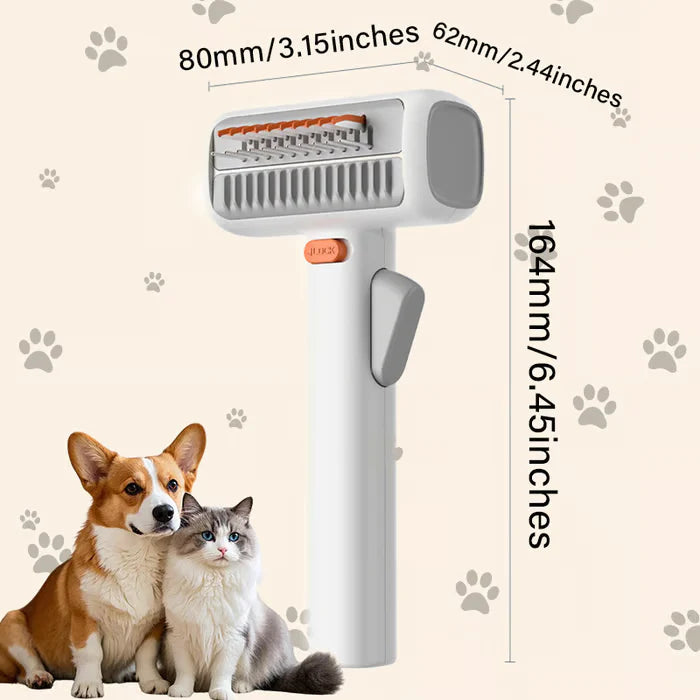 😺🐶 Glavnik za hišne ljubljenčke in glavnik za nego dlake 2 v 1🐾