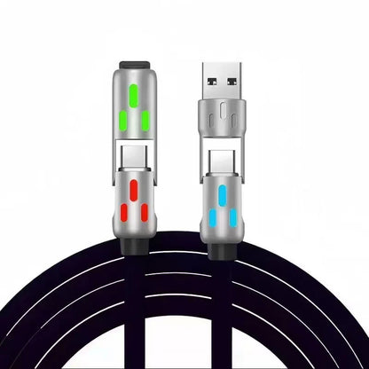 🌈 Univerzalni RGB kabel 4 v 1 za hitro polnjenje