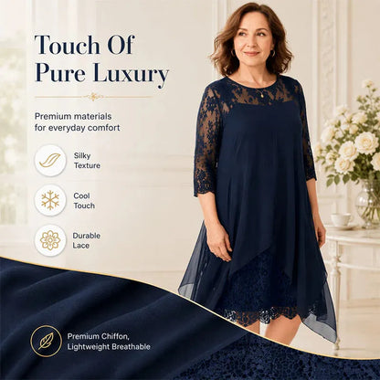 ✨Chiffon Lace Dress For Women