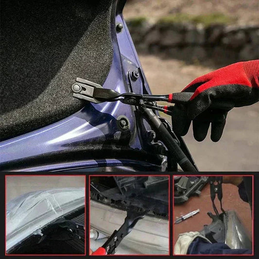 🛠️ Profesjonalne szczypce do spinek i kołków – narzędzie do demontażu tapicerki, reflektorów i zderzaków 🚗
