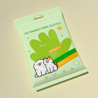 🐱Rękawiczki do czyszczenia i dezodoryzacji zwierząt bez spłukiwania
