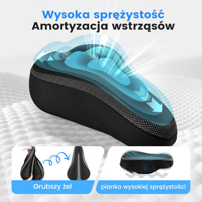 🔥Wysoce sprężysta siodełko rowerowe🚴