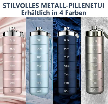 7-slojna vodoodporna prenosna aluminijasta škatla za zdravila