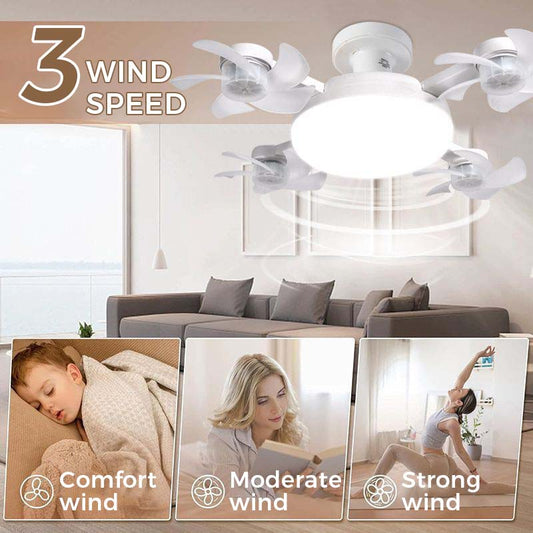 🌀 50 % popust💥Stropni ventilator z LED-svetilko in daljinskim upravljalnikom