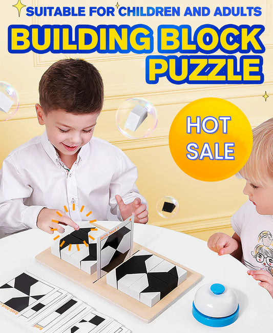 🎁🎅🧩 CZARNO-BIAŁE PUZZLE MONTESSORI | | 3-8 lat | Rozwój logiki przestrzennej