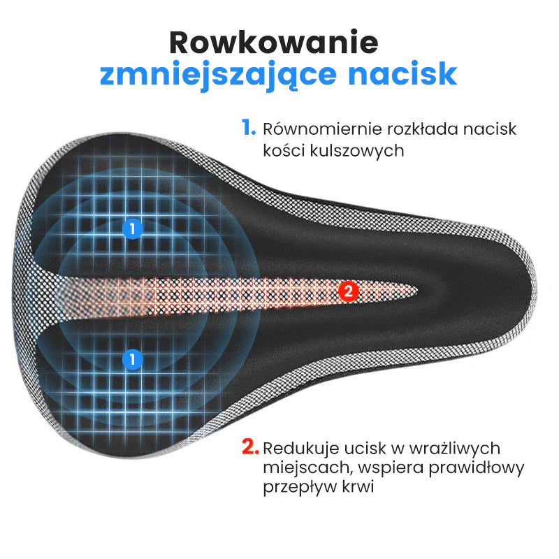 🔥Wysoce sprężysta siodełko rowerowe🚴