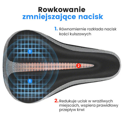 🔥Wysoce sprężysta siodełko rowerowe🚴