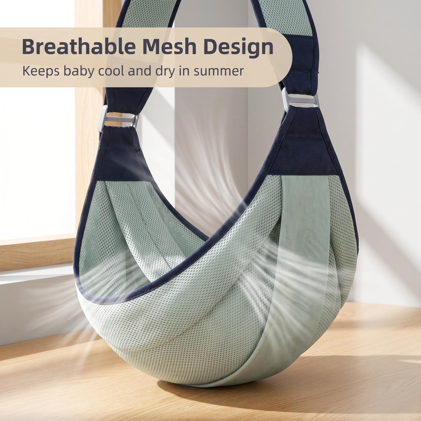 🤱Ergonomska nosilka za dojenčke z ledveno oporo