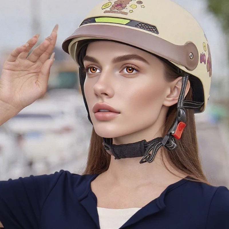 ⛑️Zračna, lahka in udarce odporna motoristična čelada 🛵