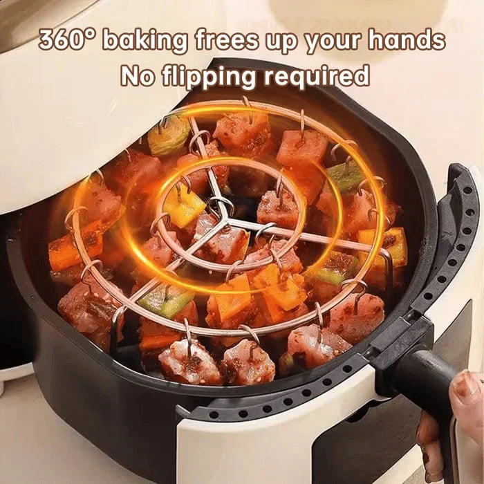 🥩Frytkownica powietrzna Grill Grill pionowy do kebaba + bezpłatne rękawice odporne na ciepło🍤