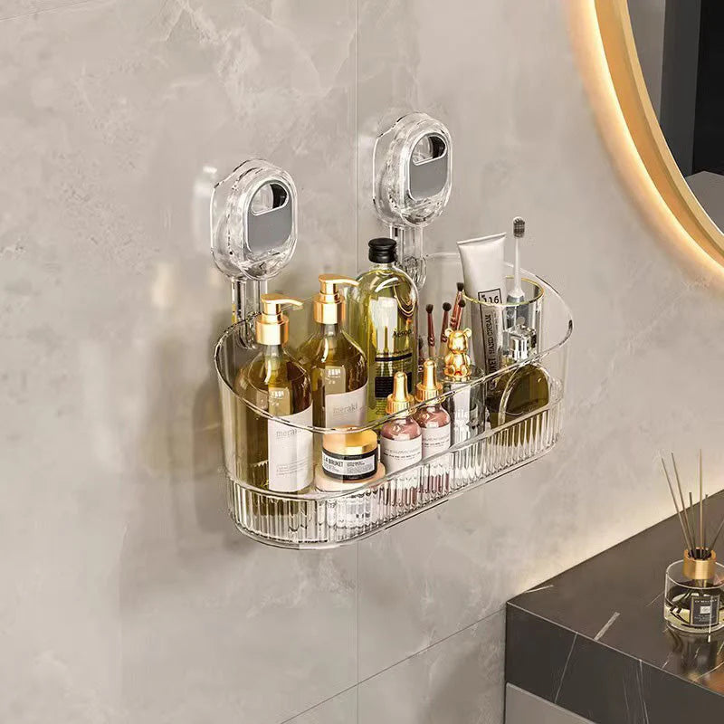 Rewolucyjny Organizer Ścienny z Przyssawkami – Idealny Porządek w Kuchni i Łazience! 🏠✨