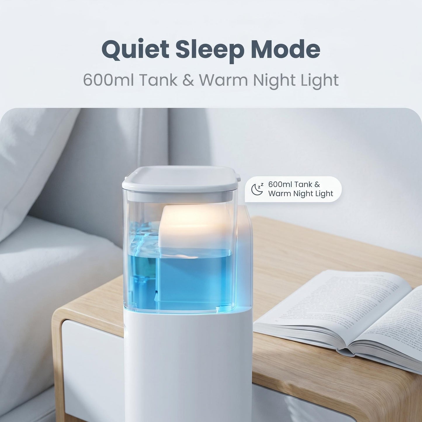 Namizni ventilator z vlažilnikom in hladilnim učinkom »Ice Mist«