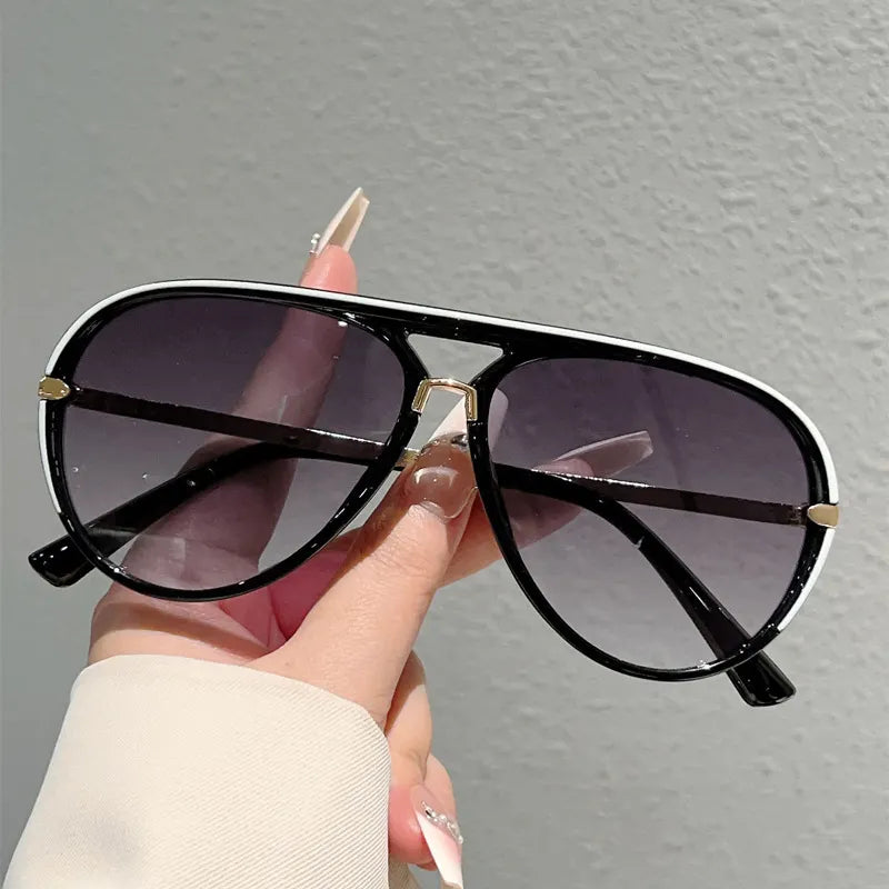 🕶50% POPUST!! ⏰Ženska retro sončna očala z dvojnim mostičkom