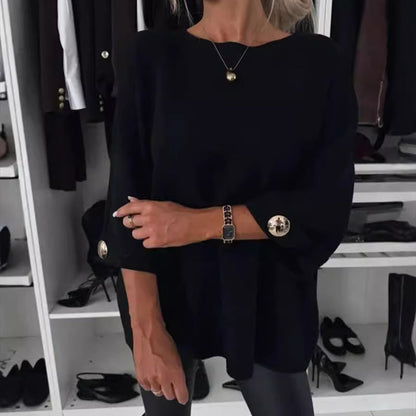 🎀Ograniczona wyprzedaż - 50% TANIEJ🎀Klasyczny damski top dzianinowy w jednolitym kolorze