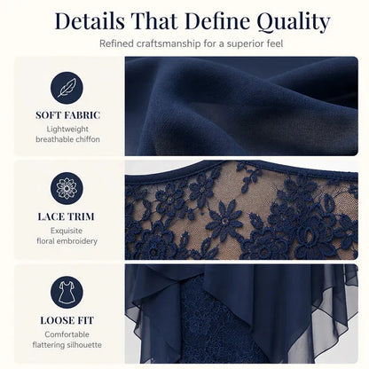 ✨Chiffon Lace Dress For Women
