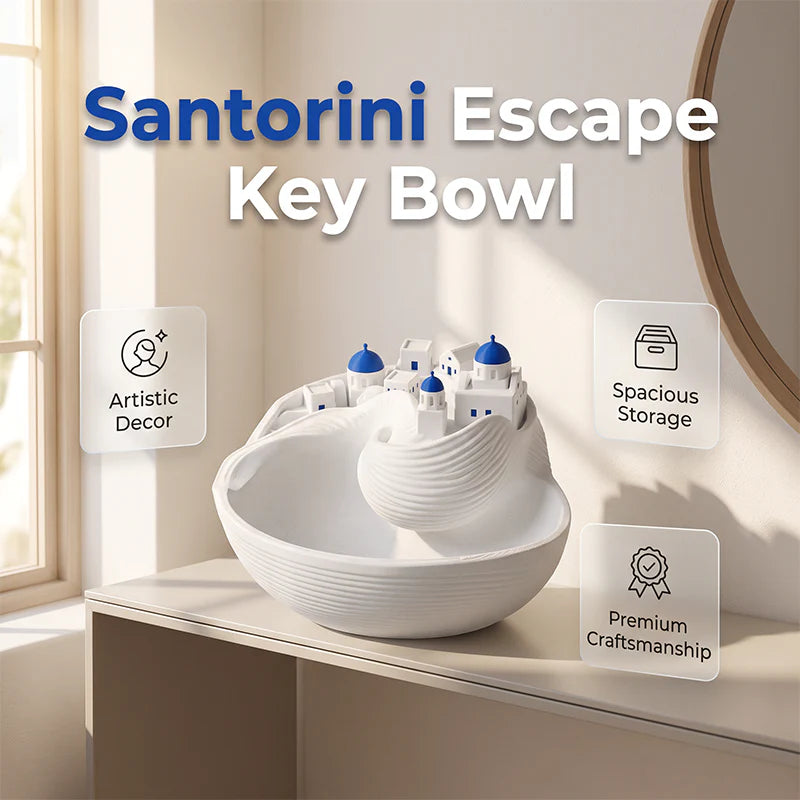 Modro-bela pladenj za shranjevanje z morskimi motivi