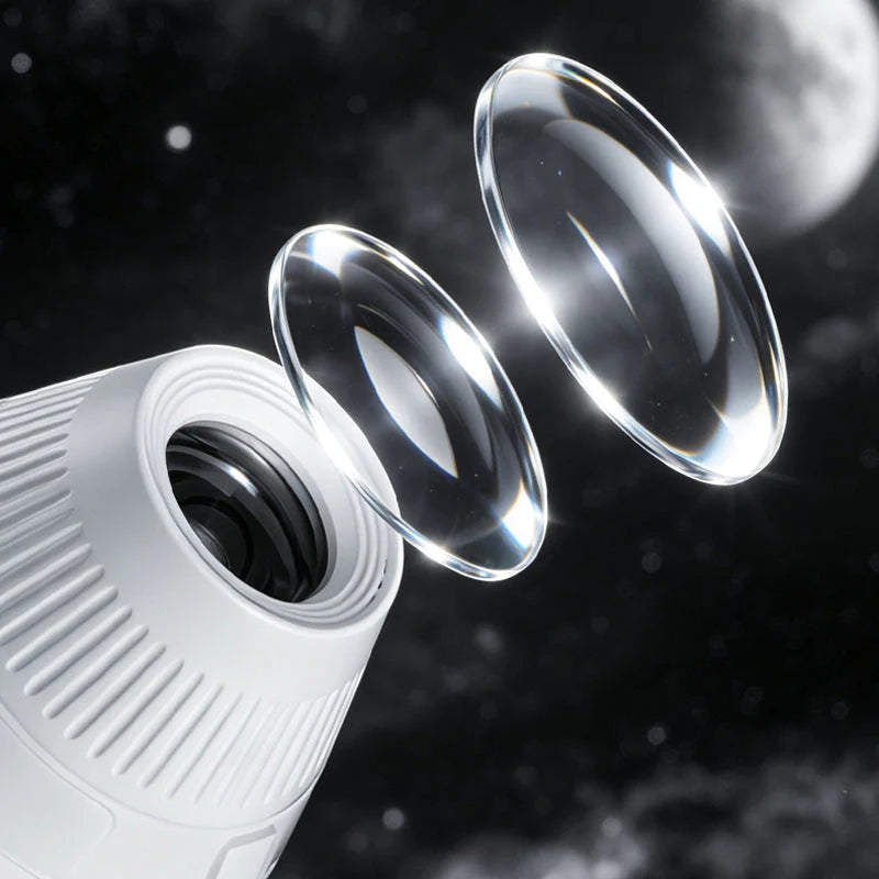 Potopni planetarni projektor za vzdušje v spalnici