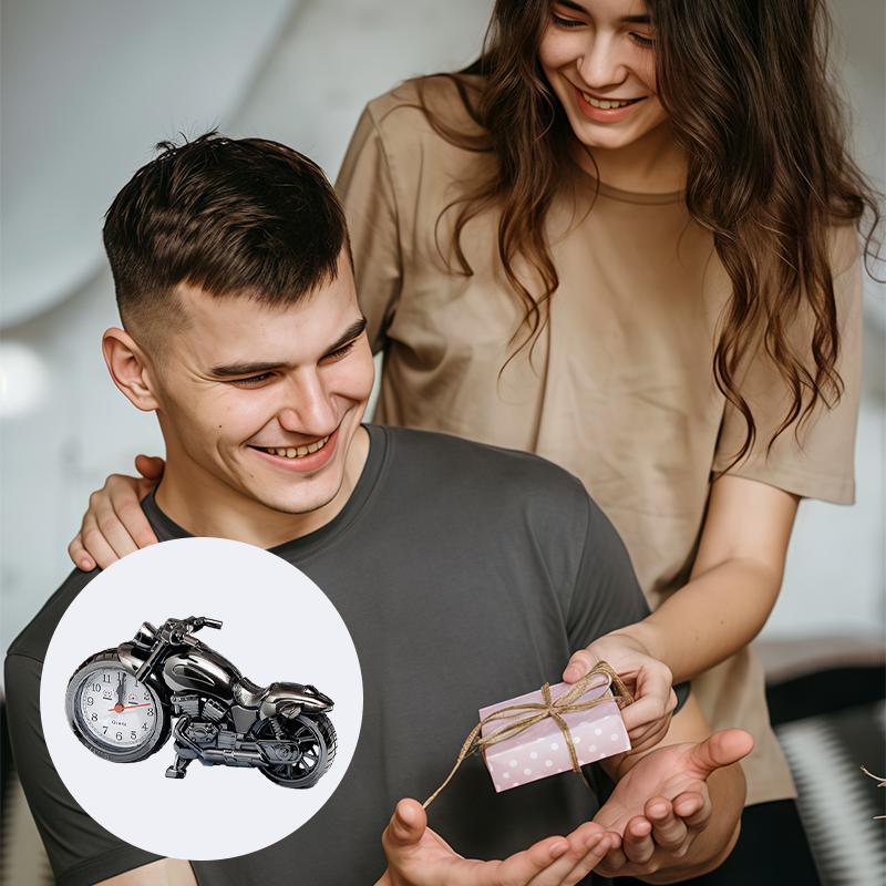 🎅 WYPRZEDAŻ ŚWIĄTECZNA🏍️⏰Kreatywny budzik motocyklowy🎁