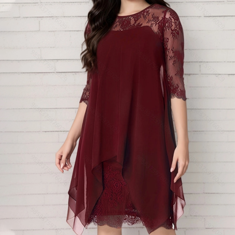 ✨Chiffon Lace Dress For Women