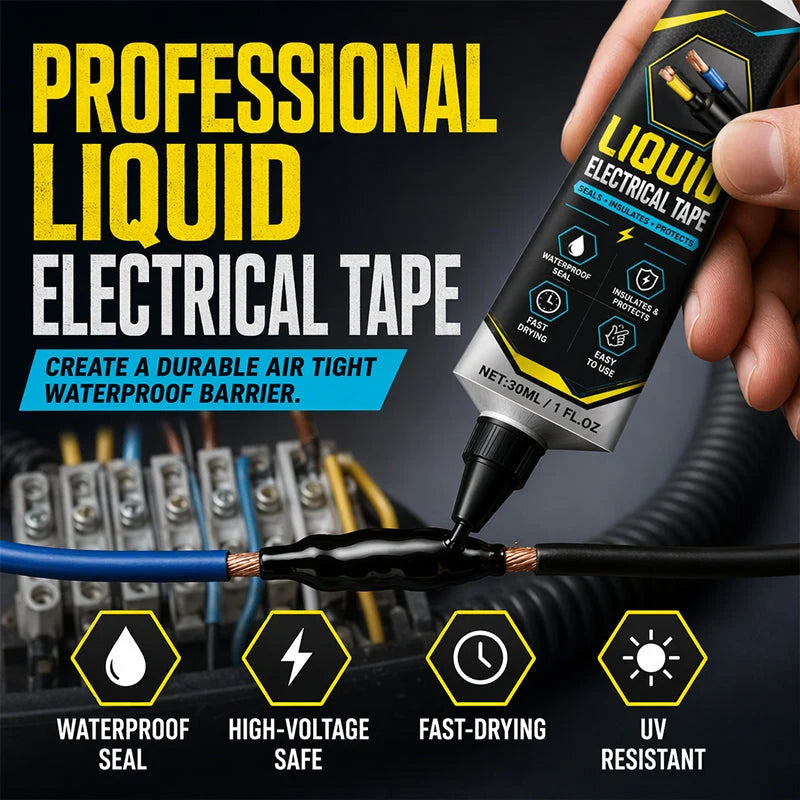 ⚡🔥💧 Vodoodporni izolacijski trak – tekoč, prožen, zaščitni – za popravila kablov in elektronskih naprav! 🔧