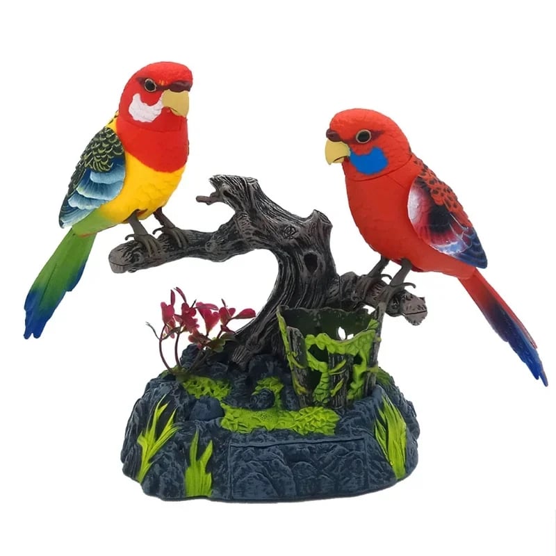 🍃Električne zvočne papige na baterije🦜
