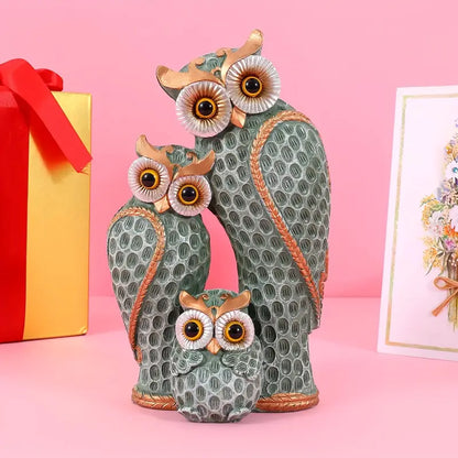 EchoOwlet – Nowoczesna Figurka Rodziny Sów