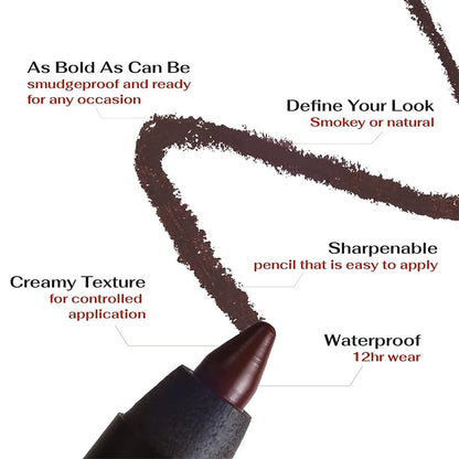 🌟24-godzinna wodoodporna kredka do oczu Duo Temperable Eye Pencil