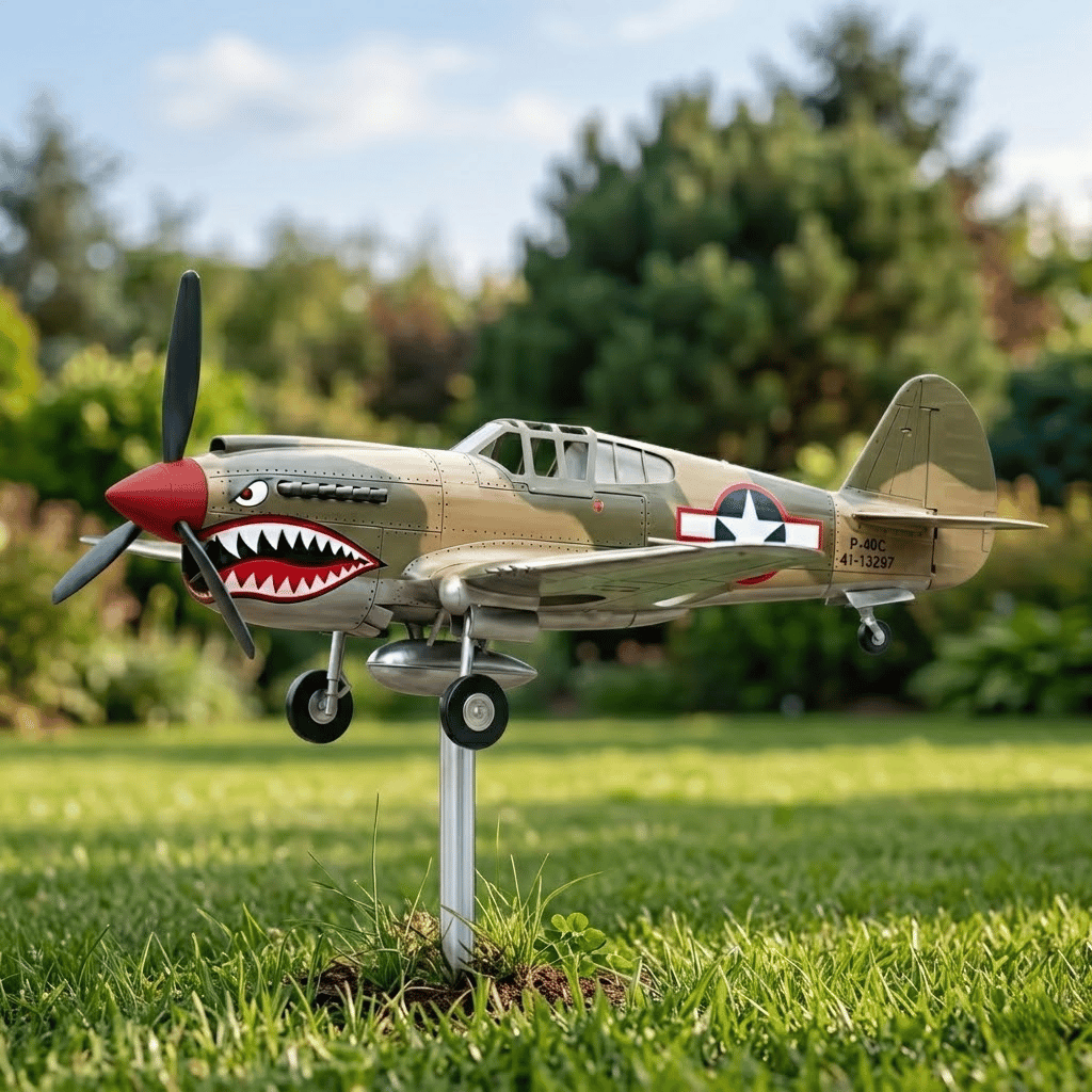 Vrtni mlin na veter, lovsko letalo Shark Mouth