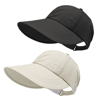 🧢Ženski sončni klobuk s širokimi krajci v slogu bejzbolske klobuke🌞