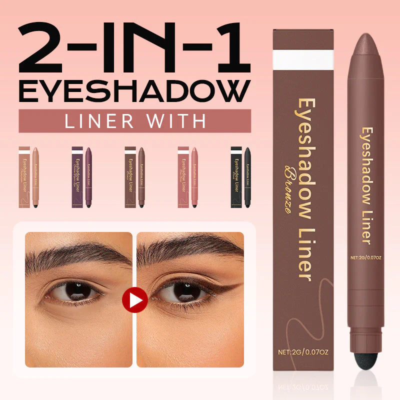 💗Podwójny cień do powiek i eyeliner w pisaku👁️