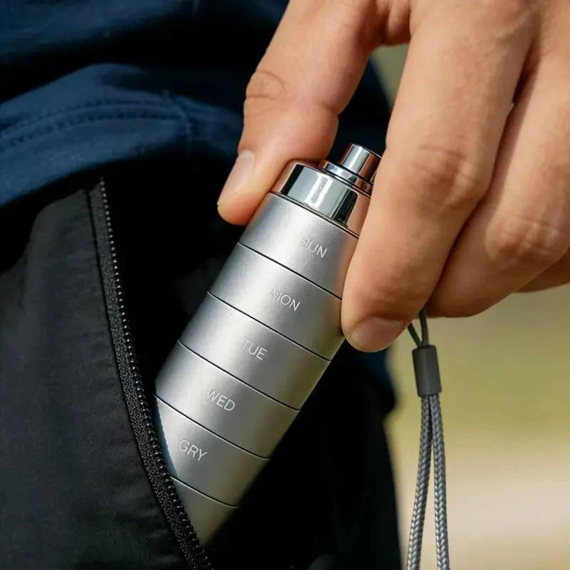 7-slojna vodoodporna prenosna aluminijasta škatla za zdravila