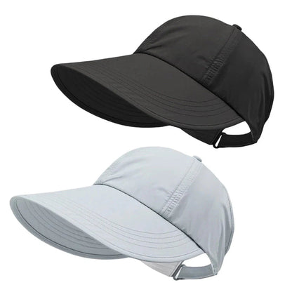 🧢Ženski sončni klobuk s širokimi krajci v slogu bejzbolske klobuke🌞