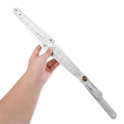🔥📐 Wielofunkcyjny kątomierz do obróbki drewna! Podwójny pomiar narożników wewnętrznych i zewnętrznych w zakresie 10–170° 👨‍🔧👍