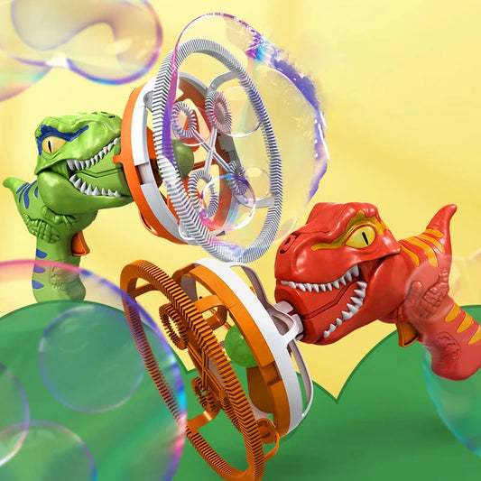 🎁✨ Električni stroj za pihanje velikih mehurčkov z verigo – Neprestano čarobno doživetje, osupljiv pogled 🌿🦖