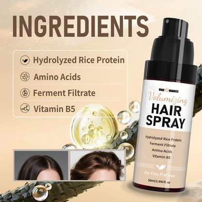 Curly hair styling spray styling product