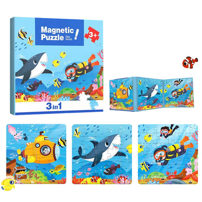 Puzzle magnetyczne dla dzieci